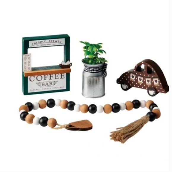 Kirkton House Coffee Bar Tray Objects - Picture 1 of 7